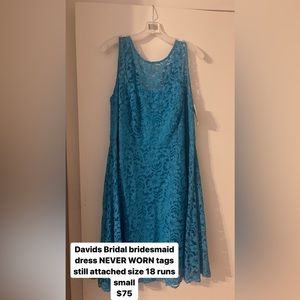 Short Lace High Neck Dress